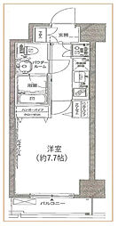 パレステュディオ渋谷本町 1Kの間取図画像