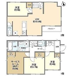 Kolet小金井貫井南#02 1階3SLDKの間取り