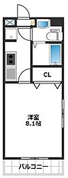 コンドミニアム薬院駅 1Kの間取図画像
