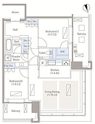 グラングリーン大阪　ＴＨＥ　ＮＯＲＴＨ　ＲＥＳＩＤＥＮＣＥ 18階/1801