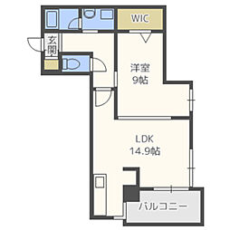 間取図画像 1LDK