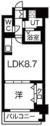 京成押上線 八広駅 徒歩6分の賃貸マンション 7階1LDKの間取り