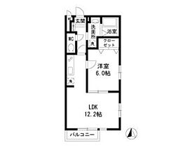 ソルティ　アルデイア 1階1LDKの間取り