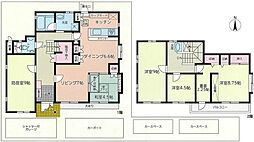 JR横浜線 淵野辺駅 徒歩19分の賃貸一戸建て 4SLDKの間取り