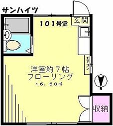 間取図画像 ワンルーム