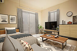 メゾン・ド・タマ 2階1Kのリビング/ダイニング