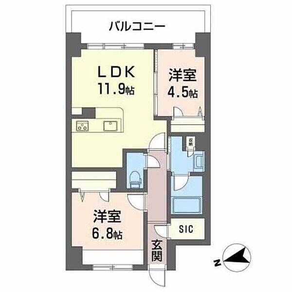 同じ建物の物件間取り写真 - ID:228049245316