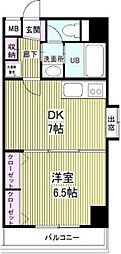TKレジデンス 1DKの間取図画像