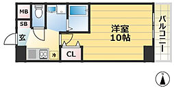 JR東海道・山陽本線 神戸駅 徒歩6分の賃貸マンション 3階1Kの間取り