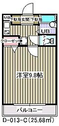 グランピーノ妙典 1Kの間取図画像