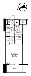 プライムアーバン用賀2 1Kの間取図画像