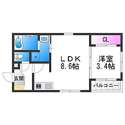 ハーモニーテラス安立IV 1階