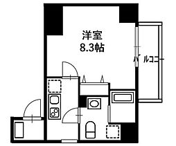 ＬＩＶ ＣＩＴＹ 亀戸 6階1Kの間取り