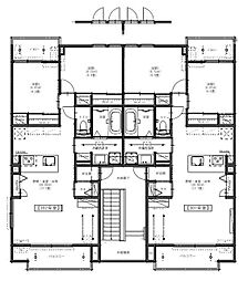シャン・ドゥ・コルザ II 2LDKの間取図画像