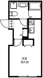 PARKSQUAREOGIKUBO ワンルームの間取図画像