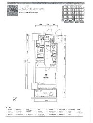 ロメック山手日暮里 1Kの間取図画像