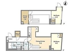 コンフォリア本駒込一丁目 1階2SDKの間取り