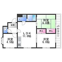 物件の間取り