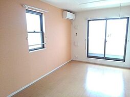 JR水戸線 新治駅 徒歩6分の賃貸アパート 2階2LDKのリビング/ダイニング