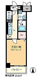 間取図画像 1K