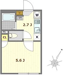 プロスペリティ成増 1階1Kの間取り