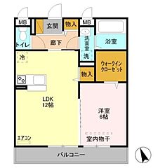 物件の間取り