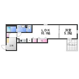 間取図画像 1LDK