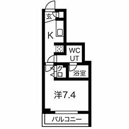スパシエスタイル練馬春日町 1階1Kの間取り