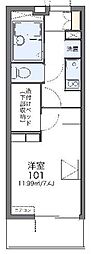 レオパレスモワ 1Kの間取図画像