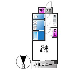 間取図画像 1K