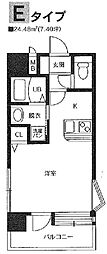 アトラス ワンルームの間取図画像