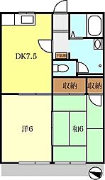 間取図画像 2DK