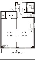 間取図画像 1DK