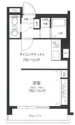 ステージファースト幡ヶ谷 4階1DKの間取り