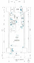 ヴェルステージ秋葉原EAST 5階1Kの間取り