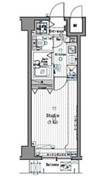 ガーラ落合南長崎 4階1Kの間取り