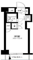 ルネ川崎 ワンルームの間取図画像