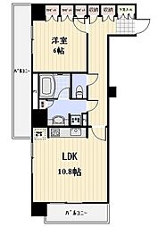 ジョイスコート 1LDKの間取図画像