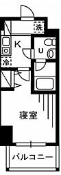 プライムアーバン川口 1Kの間取図画像