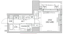 アイルグランディール池袋 1Kの間取図画像