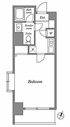 T&G神田マンション 1Kの間取図画像