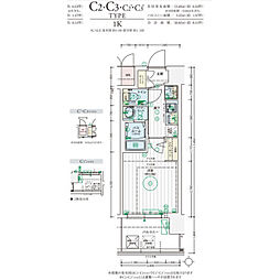 JR大阪環状線 大正駅 徒歩6分の賃貸マンション 3階1Kの間取り