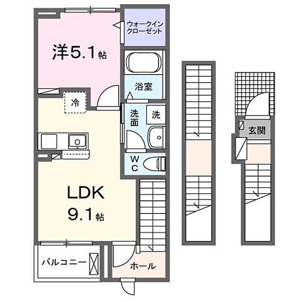 同じ建物の物件間取り写真 - ID:222016435296