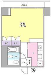 フォレストタウン参宮橋 1Kの間取図画像