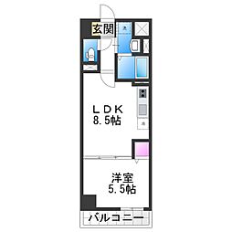 リアライズ今里南 5階/-
