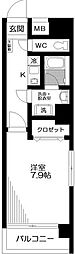 コルトーナ聖蹟 1Kの間取図画像