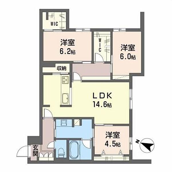 同じ建物の物件間取り写真 - ID:243006593367