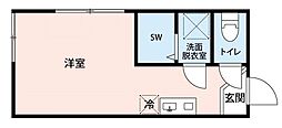 プレミアムバリュー生田 ワンルームの間取図画像