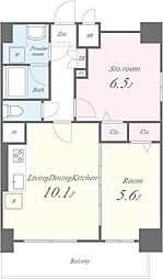 カサ・フェリーチェ 6階1SLDKの間取り
