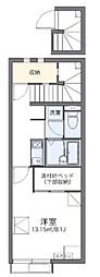 LEONEXTセーヌ 1Kの間取図画像